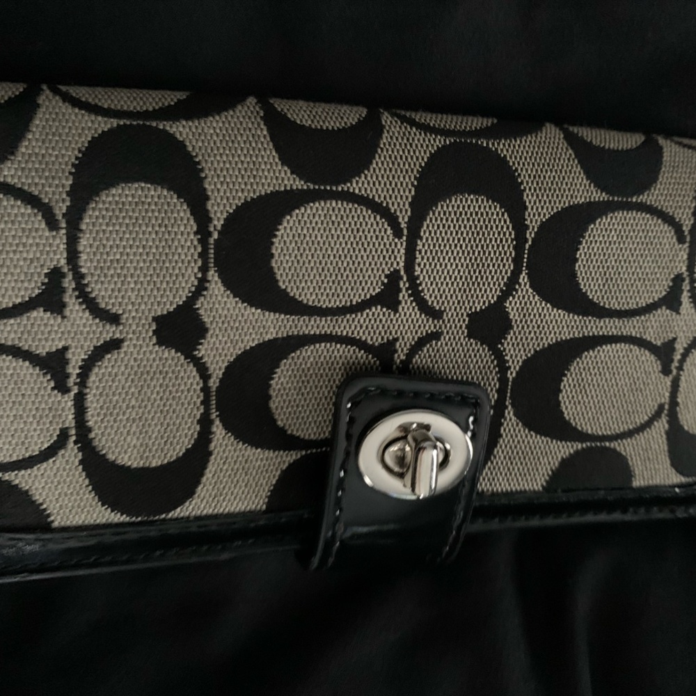 Coach Black Wallet